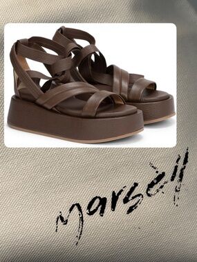 brand new MARSÈLL PLATTAFORMA STRAP SANDALS 41 Ssense MADE IN ITALY